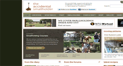 Desktop Screenshot of accidentalsmallholder.net