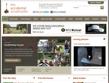 Tablet Screenshot of accidentalsmallholder.net